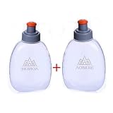 AONIJIE 2 Stück 250ml/350ml/450ml/500ml/600ml Faltbarer BPA frei TPU...