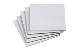Metafranc Filz-Gleiter 200 x 200 mm - selbstklebend - weiß - 5 Stück -...