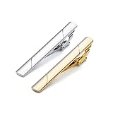 WSNDM 2PCS Krawattenklammern, Klassische Herren Krawattennadel Set,...