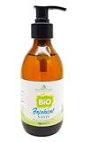 BIO Jojobaöl kaltgepresst NATIV 250 ml inkl. Dosierpumpe -Glasflasche- Pharmaqualität Jojoba Öl