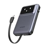 UGREEN UNO 10000mAh Powerbank mit 30W Max USB-C Schnellladung und integriertem...