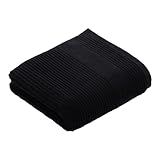 Vossen Tomorrow Handtuch 50 x 100 cm schwarz