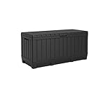 Koll Living Gartenbox, 350 Liter Stauraum, anthrazit - kompakte Aufbewahrungsbox...