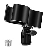BILIONE 1 x Mikrofonclip verbesserter, verstellbarer Mikrofonhalter für...