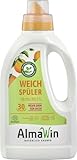 AlmaWin Öko Weichspüler Orangenblüte 750ml, 30 Waschladungen, mit frischem...