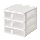 Kosmetik Organizer Schubladen Drawers Make-Up Schubladenbox Schreibtisch mit 3...