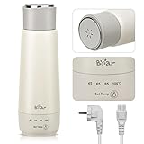 Bear 300ml elektrischer Wasserkocher, 3-in-1 Reise-elektrischer Wasserkocher,...