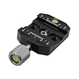 WANGCL 50mm Schnellwechselplatte Klemme für Arca Swiss Universal Metall...