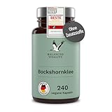 Bockshornklee Kapseln - 2400 mg pro Tagesdosis (600 mg je Kapsel) - 240 vegane...