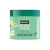 Sence Aloe Vera & Salz Body Scrub, Vegan, mit Vitamin A, Vitamin C und...