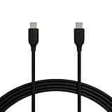 Amazon Basics USB-C-auf-USB-C 2.0 Schnellladekabel, 480 Mbit/s Geschwindigkeit,...