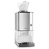 Oneconcept Crushed Ice Maschine, Schneller Crushed Ice Maker mit Auffangschale,...