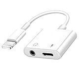 iPhone Aux Adapter/iPhone Kopfhörer Adapter und Laden [MFi Zertifiziert] 2 in 1...