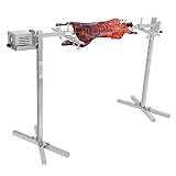 VEVOR Spanferkelgrill Lammgrill 117 cm, 60 kg Edelstahl Drehspieß...