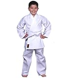 Chikara Karateanzug Kinder weiß, Karate Anzug Jungen, Karate Anzug Mädchen,...