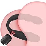 LZMYZ Doppelkopf Vibrator mit 10 Vibrationsmodi Fernbedienung Anal Vibratoren...