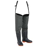 vidaXL Watstiefel, Hüftstiefel für Angler Landwirte, Anglerstiefel Wasserfest...
