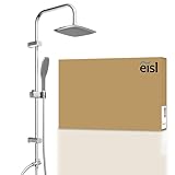 EISL Duschset EASY FRESH, Duschsystem ohne Armatur 2 in 1 mit großer...