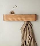 Kazai. Wandgarderobe 'Toke' | Moderne Design-Garderobe mit verdeckten Wandhaken...
