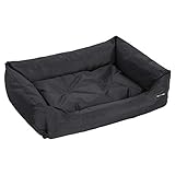 Feandrea Luxus Hundebett, XL, Hundekissen, aus Oxford-Gewebe, unten mit einem...