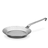 GSW 860567 Gastro Traditionell, Eisen geschmiedete Brat-Pfanne - ⌀28 cm, Grau