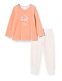 Sanetta Mädchen Pyjama Long Peach Pyjamaset, rosa, 104