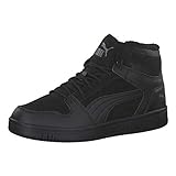 PUMA Unisex Rebound Layup Sd Fur Sneaker, Black Castlerock, 41 EU