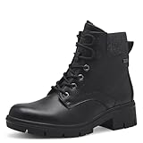 Jana Damen Winterstiefeletten zum Schnüren Wasserabweisend Vegan, Schwarz...