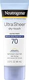 Neutrogena Ultra-Sheer Dry-Touch-Sonnenschutzmittel, SPF 70, 88 ml -...