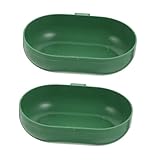 Sosoport 2stücke Teiliges Kunststoff Vogelbad Hängend Vogelkäfig Badewanne...