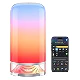 Govee LED Tischlampe, Nachttischlampe Touch Dimmbar RGBICWW, Steuerung von Alexa...