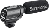 Sarmonic Video Microphone, SR-PMIC1 Shotgun Mic mit 3.5mm Klinke, Super-Cardioid...