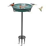 VeyFolzin.st Vogeltränke Vogelbad Futter Schale Wasserstelle Stehend, Vogelbad...
