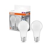 OSRAM LED Base Classic A, Sockel: E27, Nicht Dimmbar, Kaltweiß, Ersetzt eine...