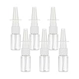 Aidqxbaoer 6 Stück Nasenspray Flasche Leer 10ml，Wiederverwendbar Nasen...