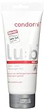 Condomi Lu:b Gleitgel und Massage-Gel 200 ml - Natürliche Feuchtigkeit -...
