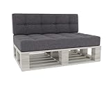 Gutekissen® Palettenkissen Gesteppte Kissen mit Knöpfen, Palettenauflagen...