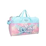 mybagstory - Sporttasche für Mädchen – Stitch – Rosa/Blau, Kinder –...