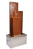 Köhko® Springbrunnen Chile Höhe 104 cm mit LED-Beleuchtung und 3...