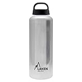 Laken Classic Alu Trinkflasche Weite Öffnung Schraubdeckel mit Schlaufe, BPA...