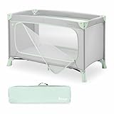 hauck Kinderreisebett Dream N Play Plus mit Transporttasche und Großen Schlupf...