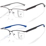 Amorays 2 Pack Gleitsichtbrille Progressive Multifokus Lesebrille...