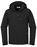 33,000ft Softshelljacke für Herren Wasserdicht Winterjacke Winddicht Warme...