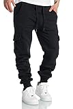 Amaci&Sons Herren Cargo Jogginghose Sporthose Sweatpants Jogger Trainingshose...