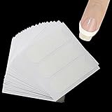 1200 PCS Maniküre Schablone Halbmond Französisch Maniküre Nagel Kunst Sticker...