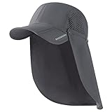 Bassdash UPF 50+ Angelhut Faltbarer Sonnehut mit Abnehmbarer Nackenklappe...