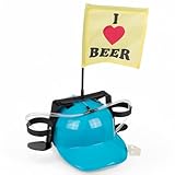 MIJOMA Trinkhelm – Freihändiges Trinken mit Spaßfaktor – Getränkehelm...