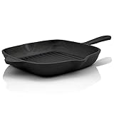 BBQ-Toro Gusseisen gerippte Steakpfanne | 26 x 26 cm - eckig | bereits...