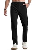 Elegancity Herren Chinohose Schwarz Stretch Freizeithose Regular Fit Stoffhose...