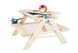 PINOLINO Matsch-Nicki für 4 Kindersitzgarnitur – Kreatives Spielset mit 2...
